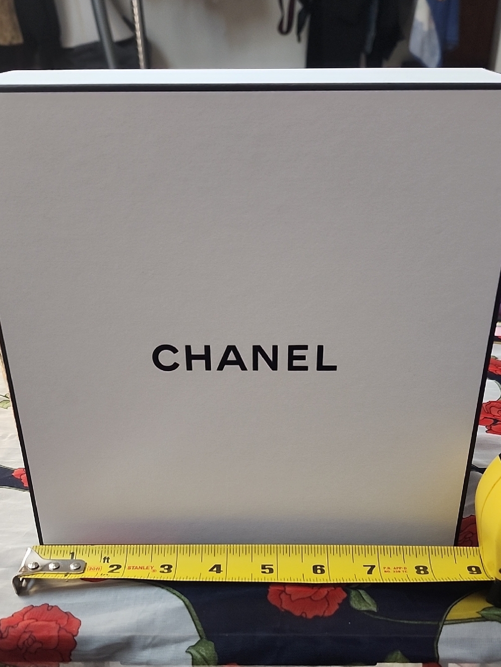 CHANEL White Box with Black Logo
